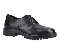 Hush Puppies Athena Leather Women's Black Brogues UK 8