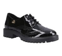 Hush Puppies Kids' Athena Patent Leather Brogues 1 (33) Black