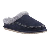 (Blue, 12 (Adults')) Hush Puppies Atticus Suede Men's Navy Slippers