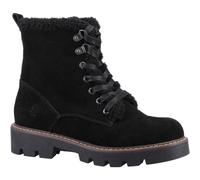 Hush Puppies Aurelia Suede Womens Black Boots - Size UK 5