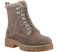 Hush Puppies Aurelia Suede Women's Taupe Winter Ankle Boots - UK 7