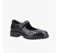Hush Puppies Aurora Girls Leather Buckle Breathable School Shoes