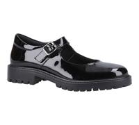 Hush Puppies AURORA PATENT SENIOR Girls Comfort Buckle Shoes School