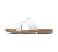 Hush Puppies Azalea Mule Leather Women's White Sandals - UK 4