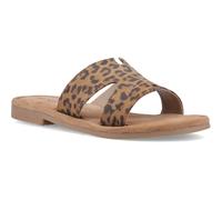 Hush Puppies Azalea Mule Leather Women's Leopard Sandals - UK 4