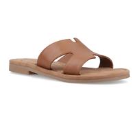 Hush Puppies Azalea Mule Leather Women's Tan Sandals - UK 7