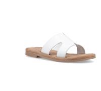 Hush Puppies Azalea Mule Leather Women's White Sandals - UK 8