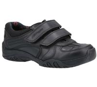Hush Puppies Baby Boys Jezza Junior Sneaker, Black, 2 UK Child