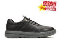 Hush Puppies Baylor Leather Men's Black Trainers UK 6