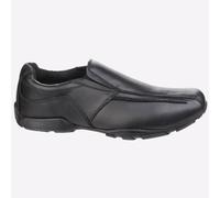 Hush Puppies Bespoke Senior Leather Boys Slip On School Shoes Comfort Shoe UK3-8