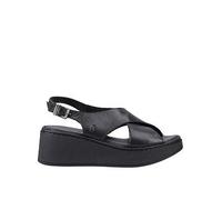 Hush Puppies Bex Wedge Sandals, Black, Size 8, Women Black