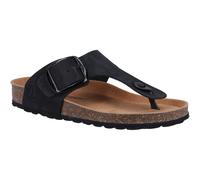 Hush Puppies Billie Suede Womens Black Sandals - Size UK 5