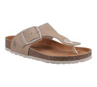 Hush Puppies Billie Suede Womens Taupe Sandals - Size UK 8