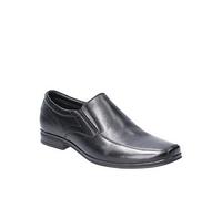 Hush Puppies Billy Slip On Leather Shoes, Black, Size 11, Men Black