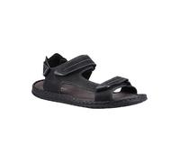 Hush Puppies Black Neville Quarter Strap Sandals Black