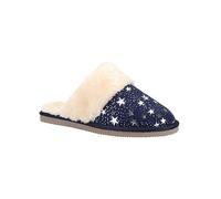 Hush Puppies Blue Arianna Star Slippers Metallic