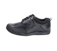 Hush Puppies Dexter Leather Kids Shoes | School Shoes | Black | UK Size 13.5