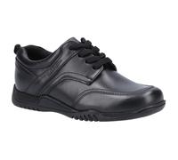 Hush Puppies Boys Harvey Leather School Shoes (Black) - Size UK 3 Infant