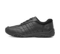 Hush Puppies Boys Jezza 2 Senior School Uniform Shoe, Black, 7 UK