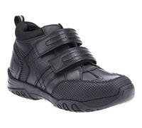 Hush Puppies Boy's Jezza Junior Sneaker, Black, 12.5 UK