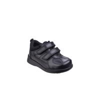 Hush Puppies Boy's Liam School Uniform Shoe, Black, 7 UK Medium