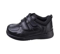 Hush Puppies Boy's Liam School Uniform Shoe, Black, 12 UK Child
