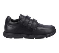 Hush Puppies Boys Lucas Leather School Shoes - Black