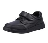 Hush Puppies Boy's Rowan Senior School Uniform Shoe, Black, 7 UK