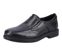 Hush Puppies Boy's Toby Senior School Uniform Shoe, Black, 7 UK