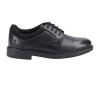Hush Puppies Boys Tommy Leather School Shoes (Black) - Size UK 10 Kids