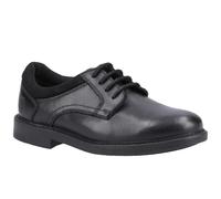 Hush Puppies Boys Tommy Leather School Shoes (Black) - Size UK 7 Infant