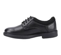 Hush Puppies Boys Tommy Senior Shoe, Black, 7 UK