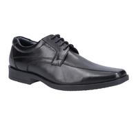 Hush Puppies Brandon Black Mens Full Grain Leather Shoes