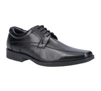 Hush Puppies Brandon Mens MEMORY FOAM Casual Leather Formal Dress Shoes Black