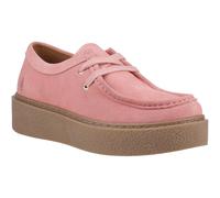 Hush Puppies Bridie Suede Leather Women's Pink Moccasins Shoes - UK 3 / EU 36 / US 5