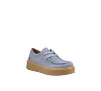 Hush Puppies Bridie Textile Mocc Toe In Light Blue Light Blue