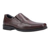 Hush Puppies BRODY Mens Slip-On Shoes Chocolate - UK 10
