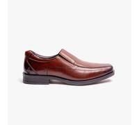 Hush Puppies BRODY Mens Slip-On Shoes Chocolate - UK 8