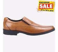 Hush Puppies Brody Memory Foam Shoe Men's | Slip On Shoes | Tan | UK Size 6