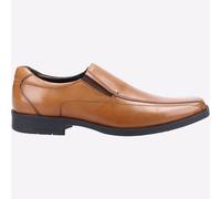 Hush Puppies Brody Mens Smart Formal Workwear MEMORY FOAM Shoes Tan