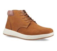 (Brown, 7 (Adults')) Hush Puppies Bronko Chukka Leather Men's Tan Boots