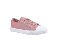 Hush Puppies Brooke Pink Canvas Trainers Pink