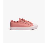 (Pink, 4 (Adults')) Hush Puppies Brooke Canvas Women's Pink Trainers
