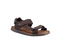 Hush Puppies Brown Neville Quarter Strap Sandals Brown