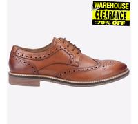 Hush Puppies Bryson MEMORY FOAM Mens Smart Fashion Brogues Tan