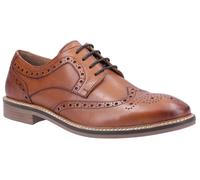 Hush Puppies Bryson Tan Lace Mens Shoes Leather