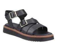 Hush Puppies Cady Leather WoMens Black Sandals - Size UK 4