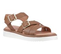 Hush Puppies Cady Leather Womens Tan Sandals - Size UK 8