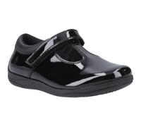 Hush Puppies Caitlin T-Bar Leather Girls's Black Shoes - UK 10.5 / EU 28.5 / US 11