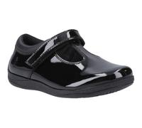 Hush Puppies Caitlin t-Bar Leather Girls's Black Shoes UK 6